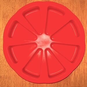 Pie Cake Brownie Eight Separate Slice Silicone Baking Mold Pan